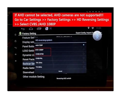 Rear View Parking Camera - Night Vision Wire
