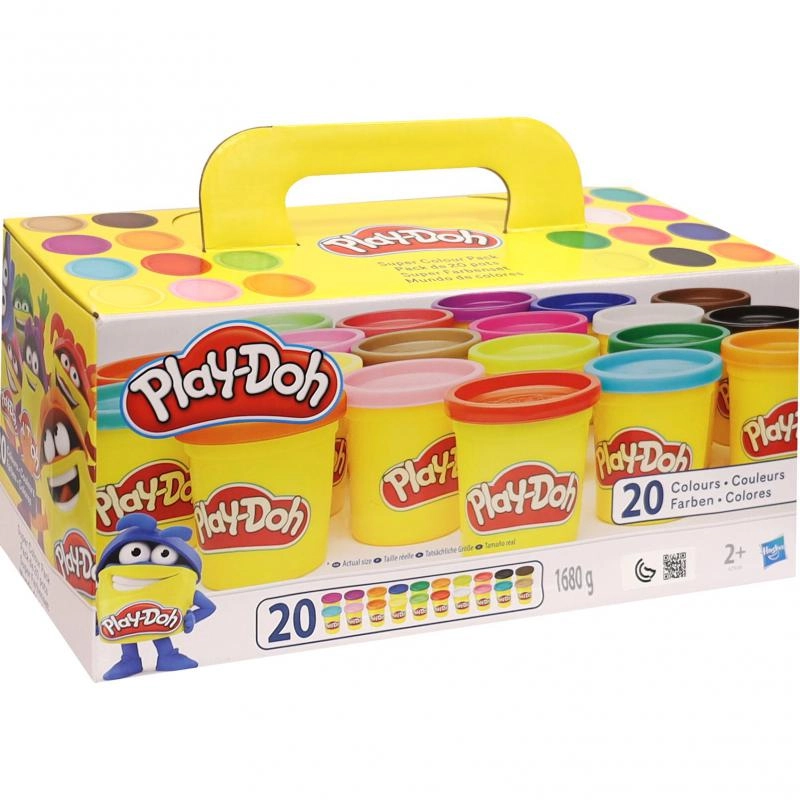 Play-Doh Dough Pack Colored Cans - Clay/Plastic 1.2Kg