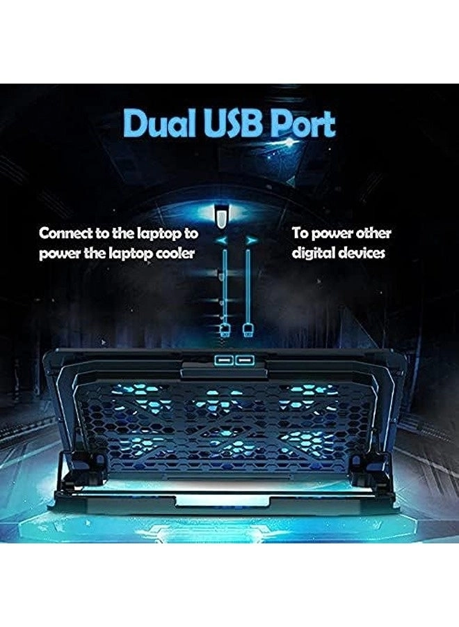 Laptop Cooling Pad - 6 fans 12-17 inch