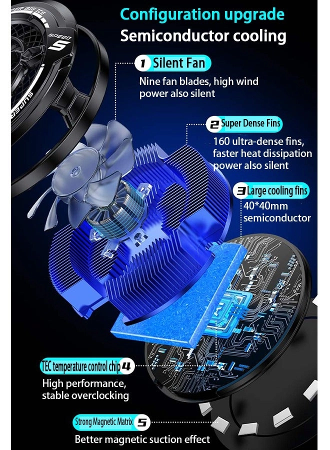 iPad Cooler - 45W RGB Lighting Temperature Display