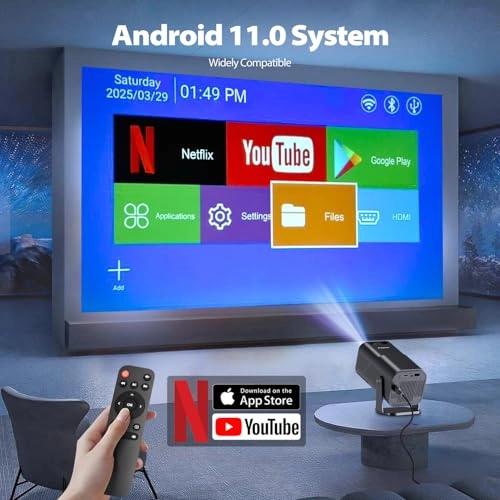 Mini Projector - 200 ANSI Lumens 1280 x 720 pixels