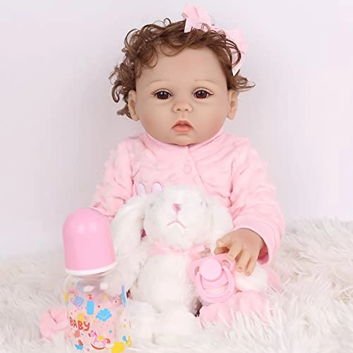 Reborn Baby Doll - 19 Inch Vinyl Girl