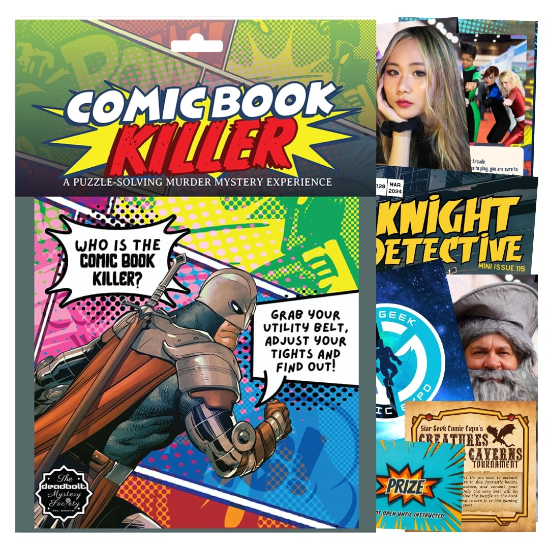 The Deadbolt Mystery Society Comic Book Killer Puzzle (199284863873)