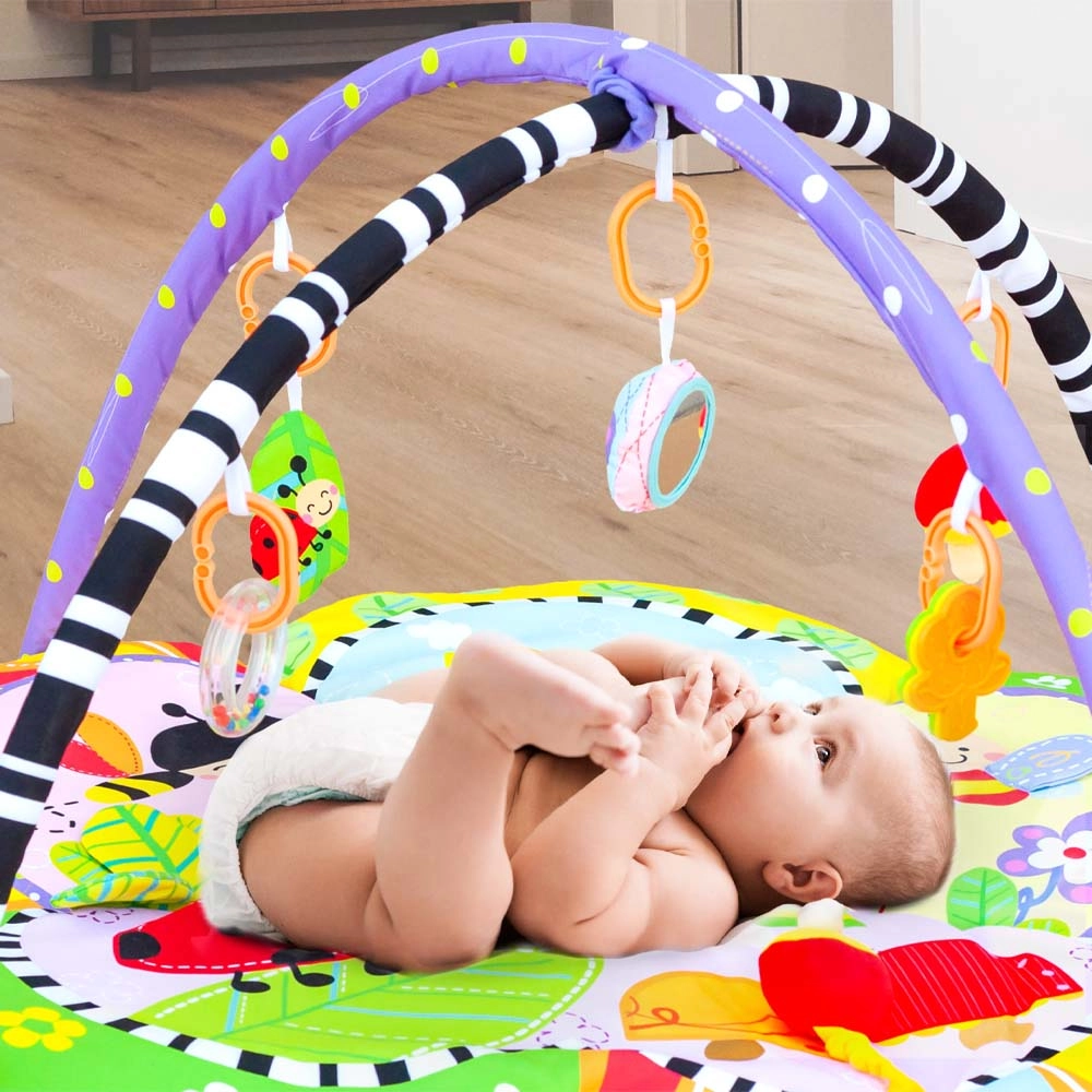 Perky Baby Playmat And Activity Gym Flower - 0 to 12 Months