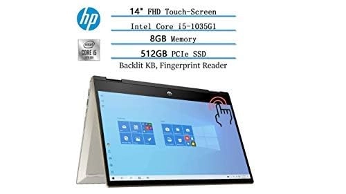 HP Pavilion x360 HP 14 - 14'' Core i5-1035G1 8GB DDR4 512GB SSD