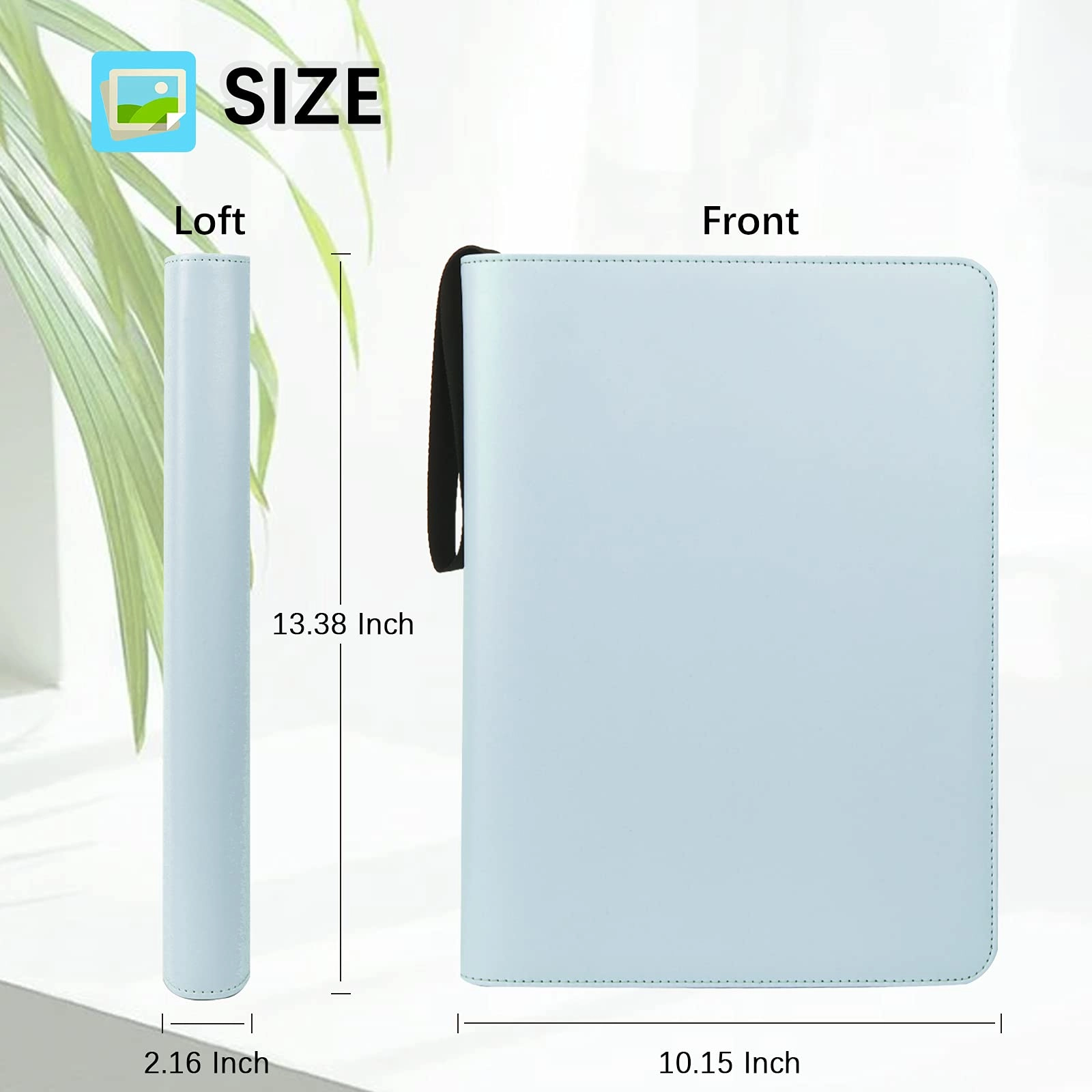 2x3" 540 Pockets Faux Leather Photo Album
