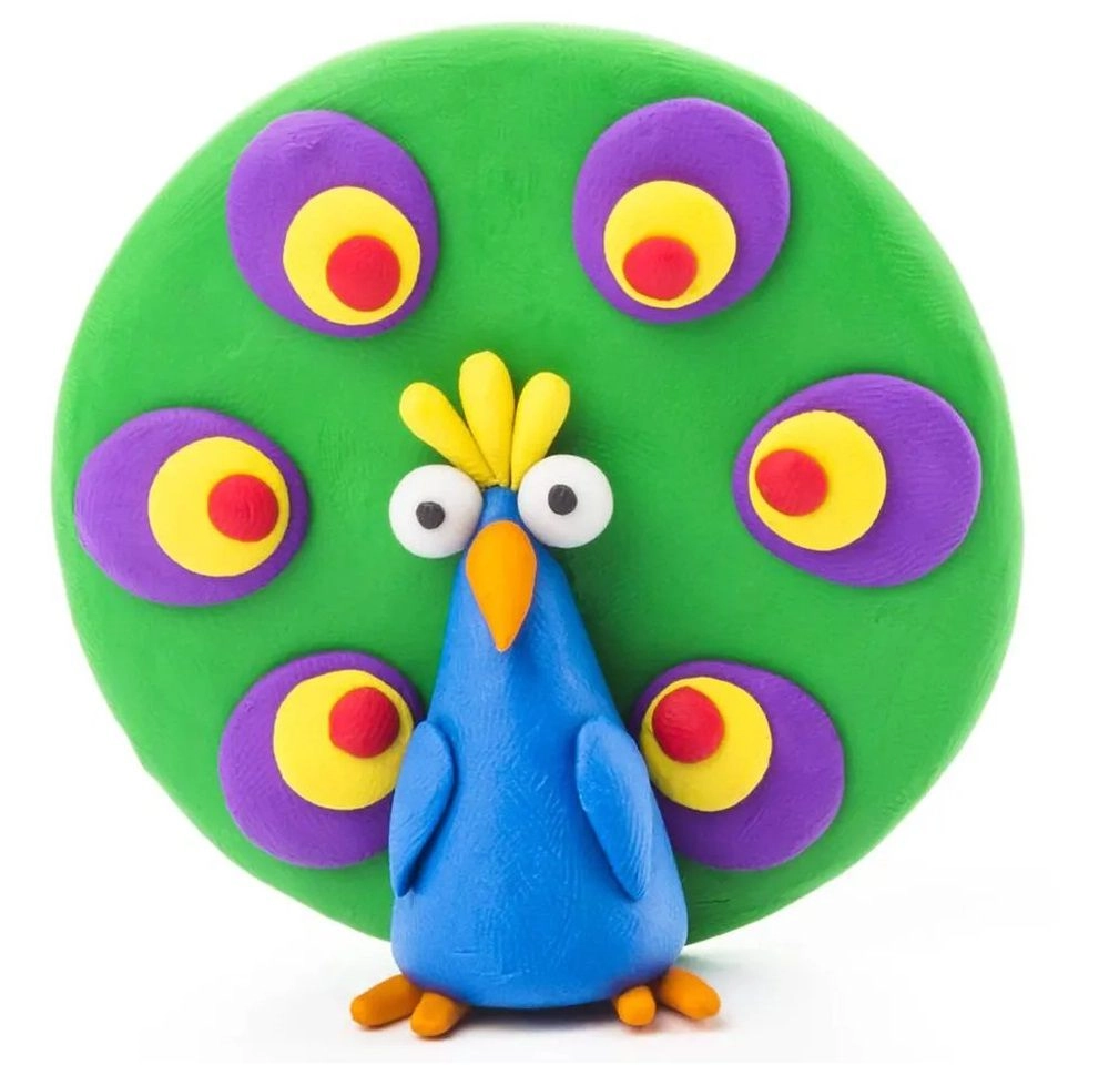 DIY Rabbit Plastic Modelling Air Dry Clay Kit - 3 piece(s)