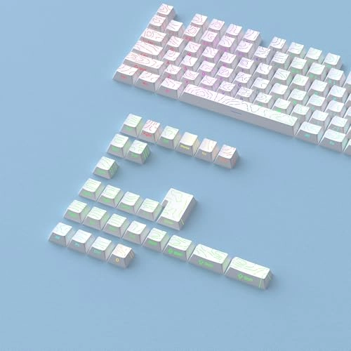 Contour Lines Keycaps - 60% 65% 75% 80% 96% 100%