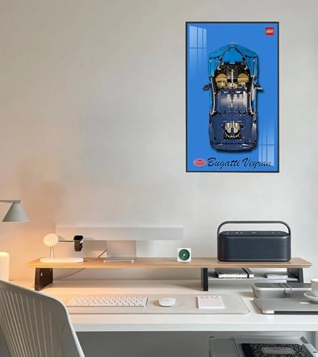 Display Wallboard - for LEGO 42083 Bugatti with Light