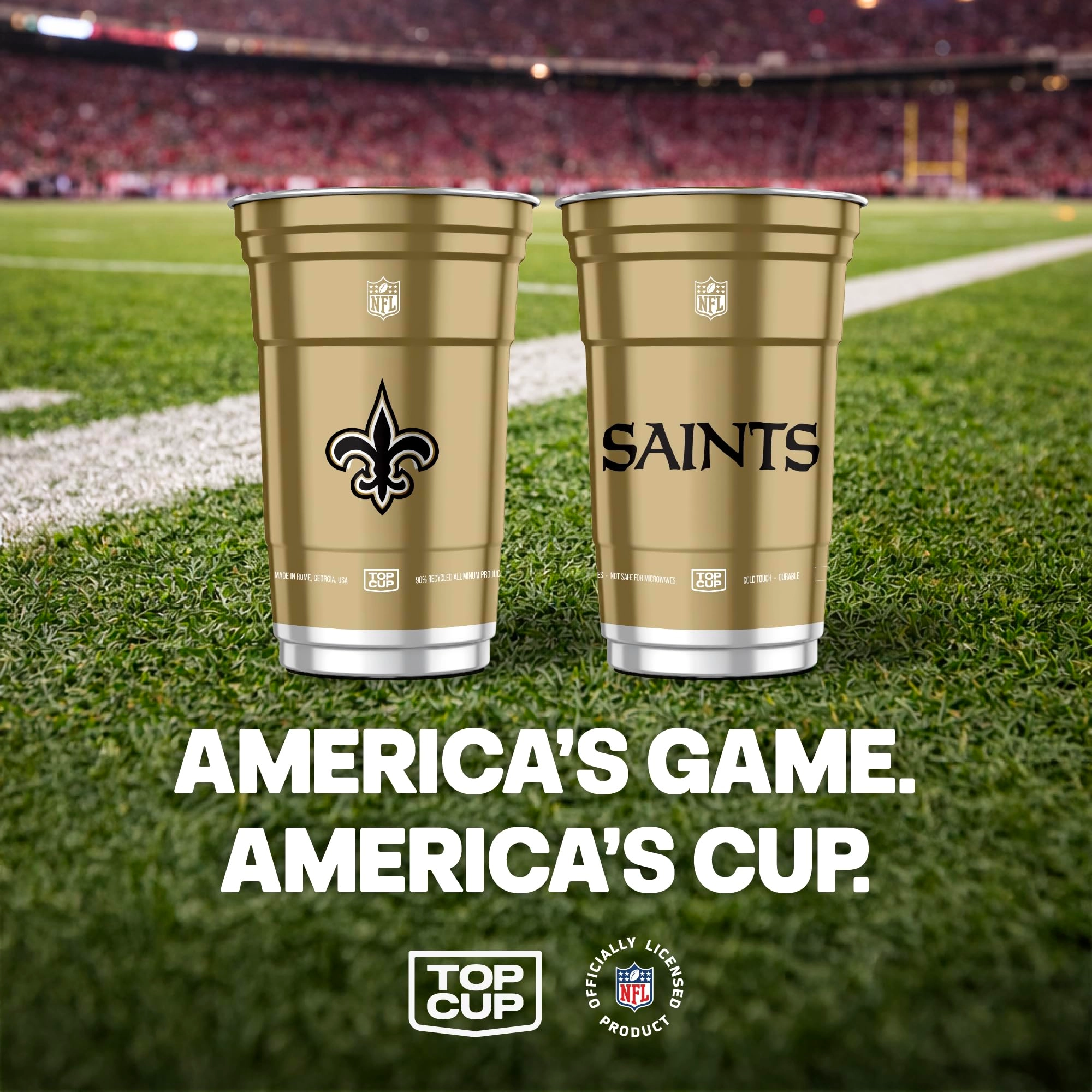 New Orleans Saints Reusable Cup - 20 pcs