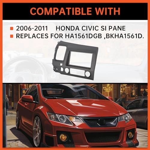 Double Din Radio Install Kit - Honda Civic 20062011