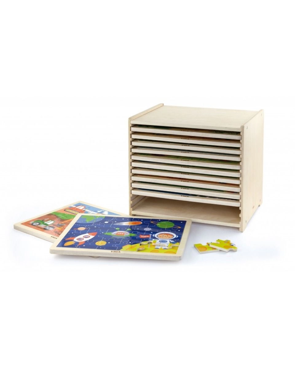 Space Wooden Puzzle (SW-51428) - 24 pcs