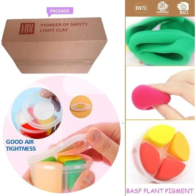 Construction Vehicles Modelling Air-Dry Clay - 3+ years 12 pcs