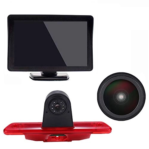 Brake Light Reversing Camera + Rear View Mirror Monitor - Night vision 628 x 586 pixels