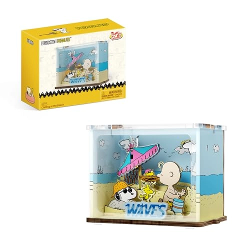 Snoopy & Friends 3D Wooden Puzzle (B0G7Y5GDXX) - 51 pcs