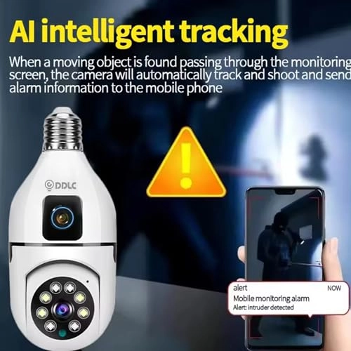 Bulb Light Wireless IP Camera 1080p