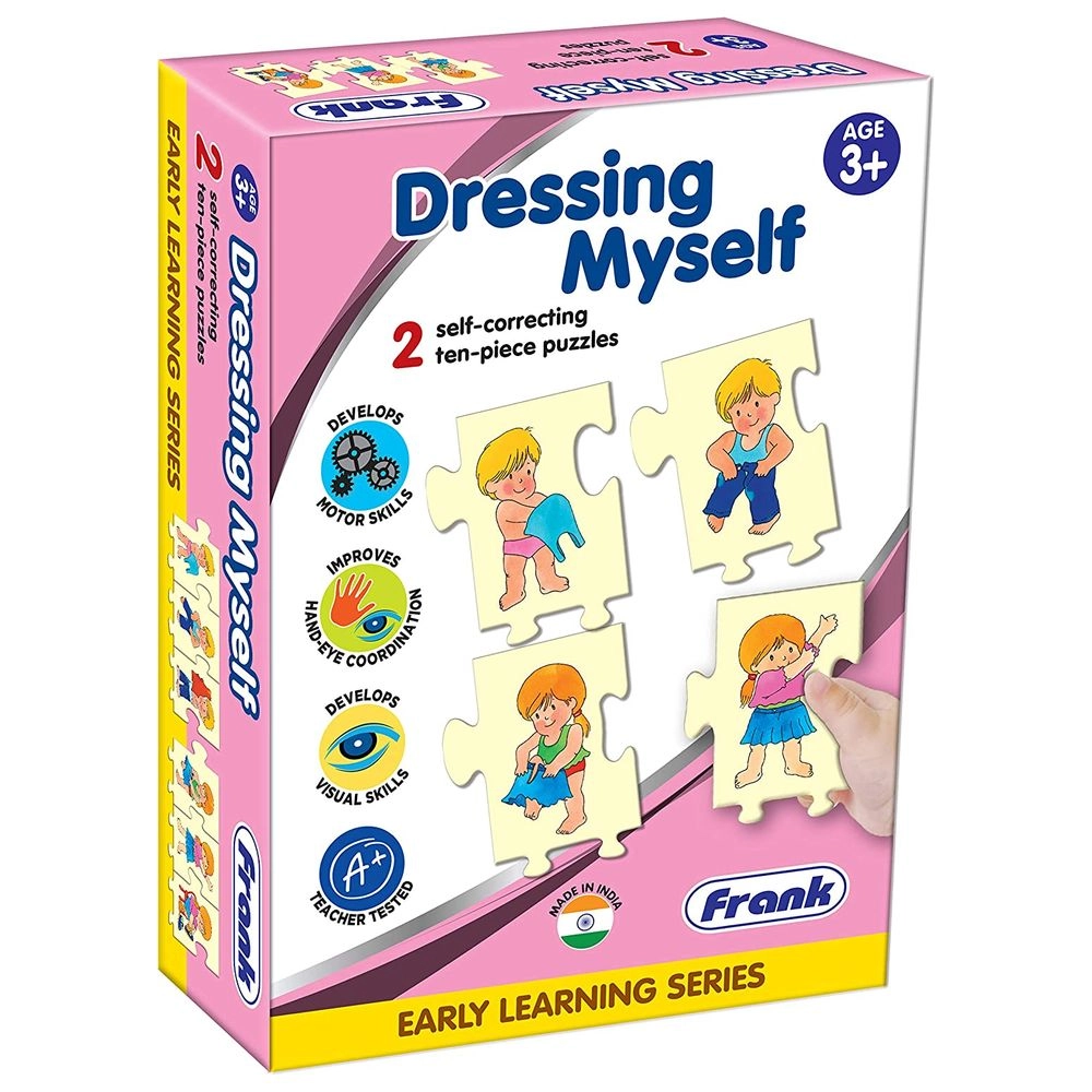 Frank Dressing Myself Puzzle - 20pcs Suitable for 3 years and above