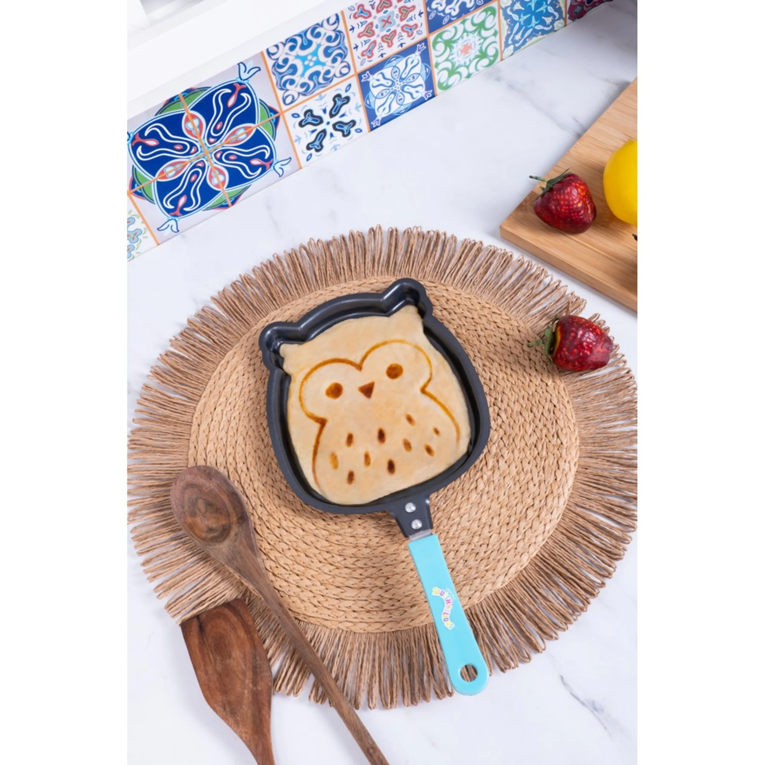 Winston Pancake Pan - Turquoise 16.5 x 3.5 x 33 cm