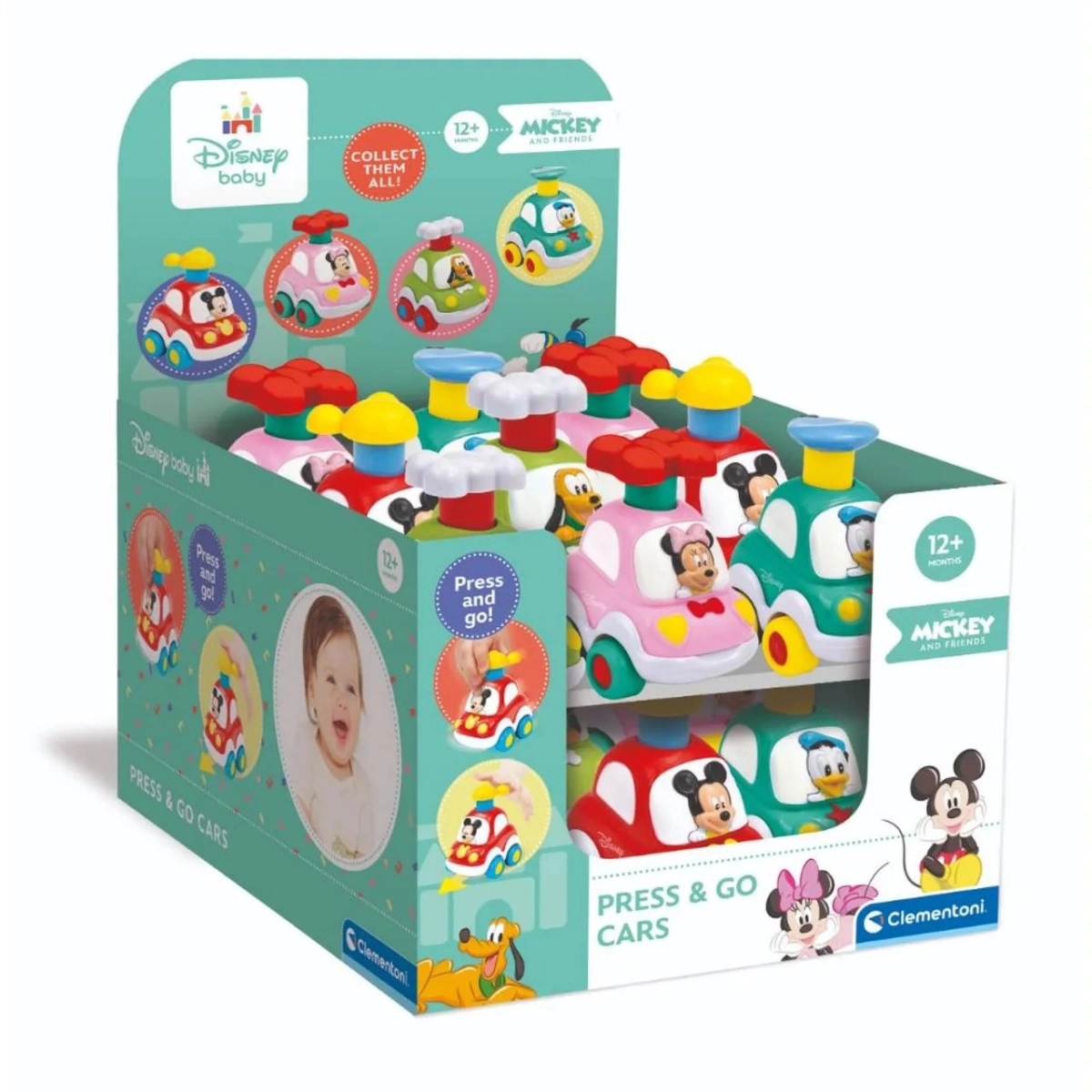 Baby Press And Go Toy Cars - 1pc