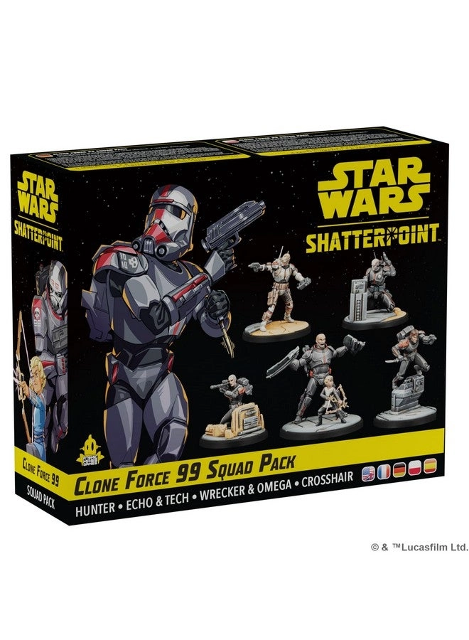 Atomic Mass Games Star Wars Shatterpoint Clone Force 99 Squad Pack