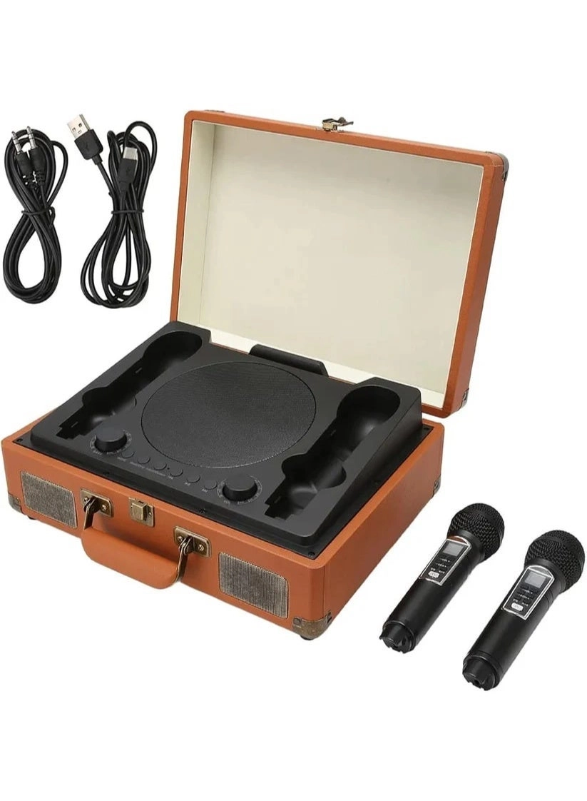Karaoke Bluetooth Speaker - 2 Microphones