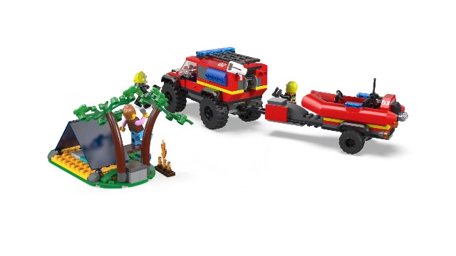 LEGO City 4X4 Fire Truck With Rescue Boat (60412)