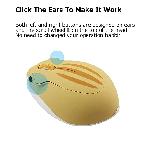 Hamster Shape Mouse - Wireless