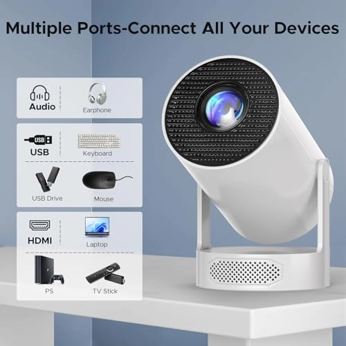 Mini Projector 300 ANSI lumens 1920 x 1080 pixels