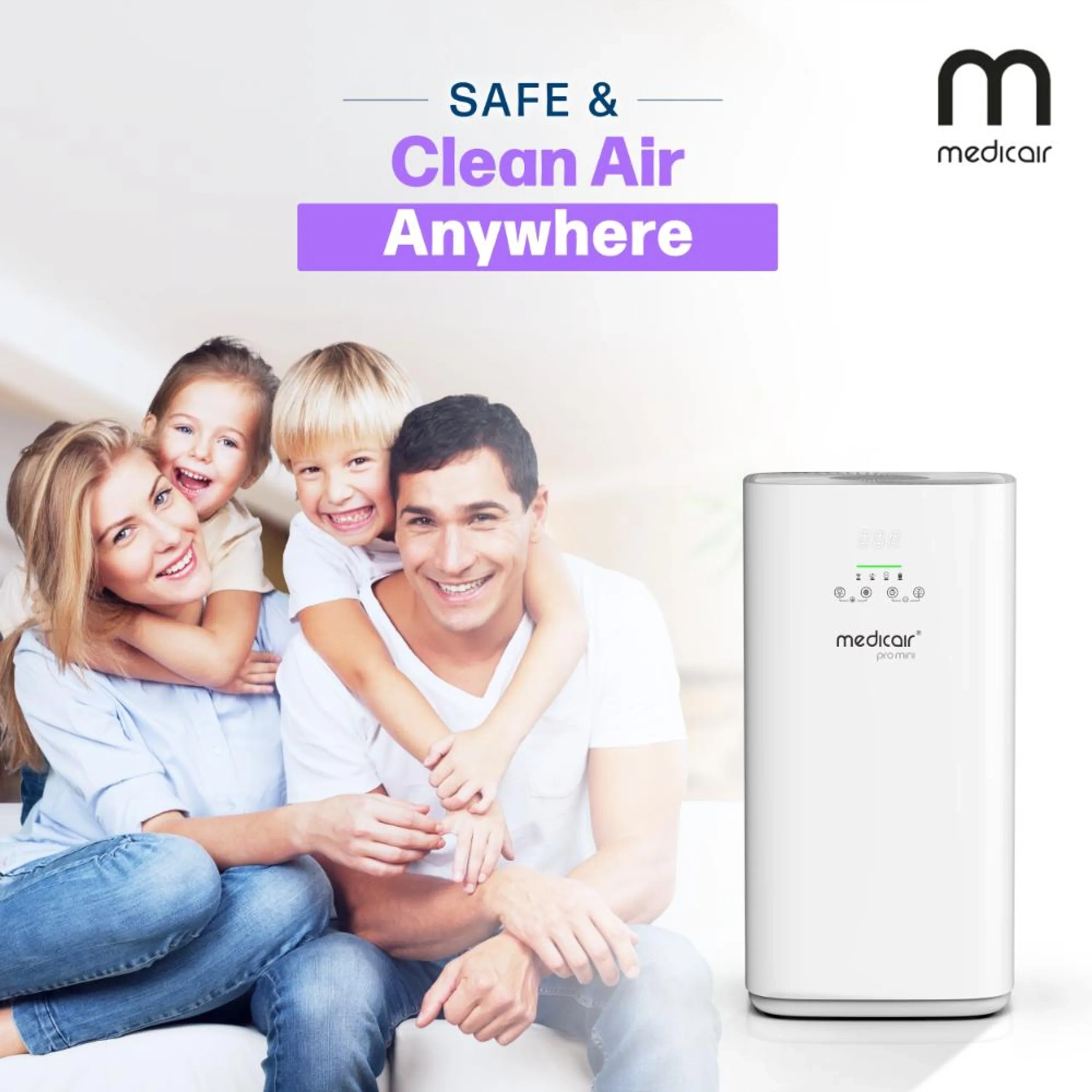 Pro Mini - HEPA H14 CADR 400m³