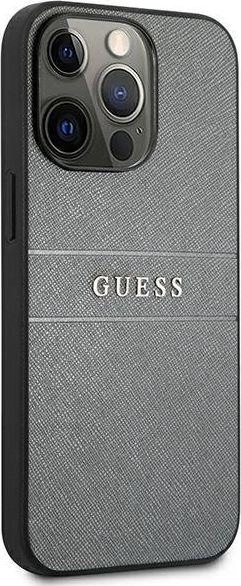 GUHCP13XPSASBBL PU Saffiano Leather Case for iPhone 13 Pro Max