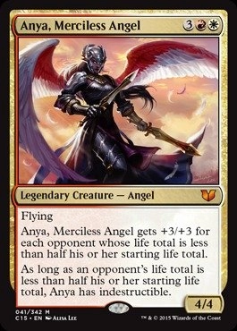 Magic: the Gathering Anya, Merciless Angel 041342 - Commander 2015