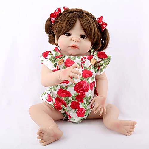 Reborn Baby Doll - 55cm 22" Vinyl Cotton Body
