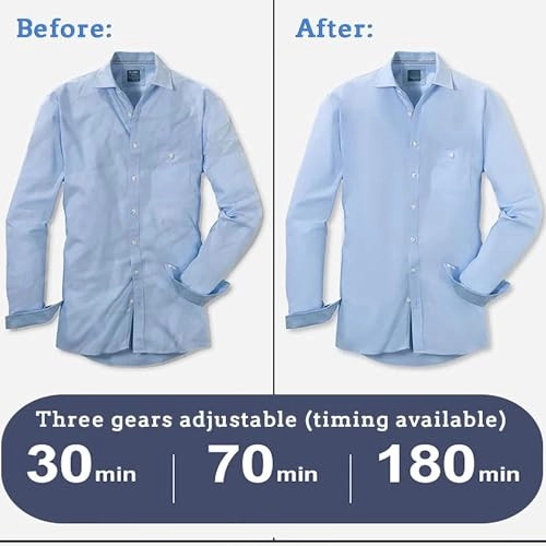 Automatic Ironing Machine - 800W 180-Minute Timer