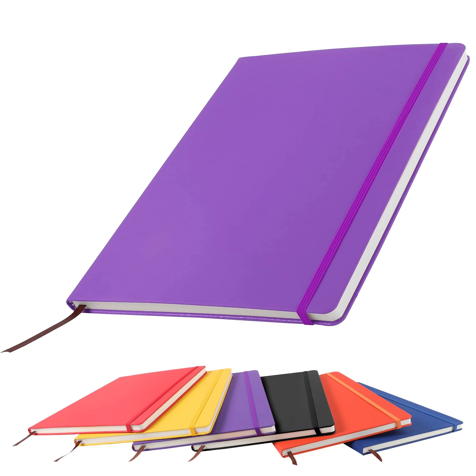 Notebook A4 Hardcover - Lined 80 Sheets