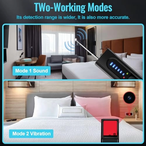 HX13 - Hidden Camera Detector Portable Anti Spy Camera Finder