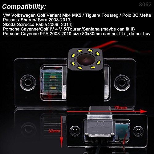 Car Reversing Camera - Night vision Wired 480/520 TV lines