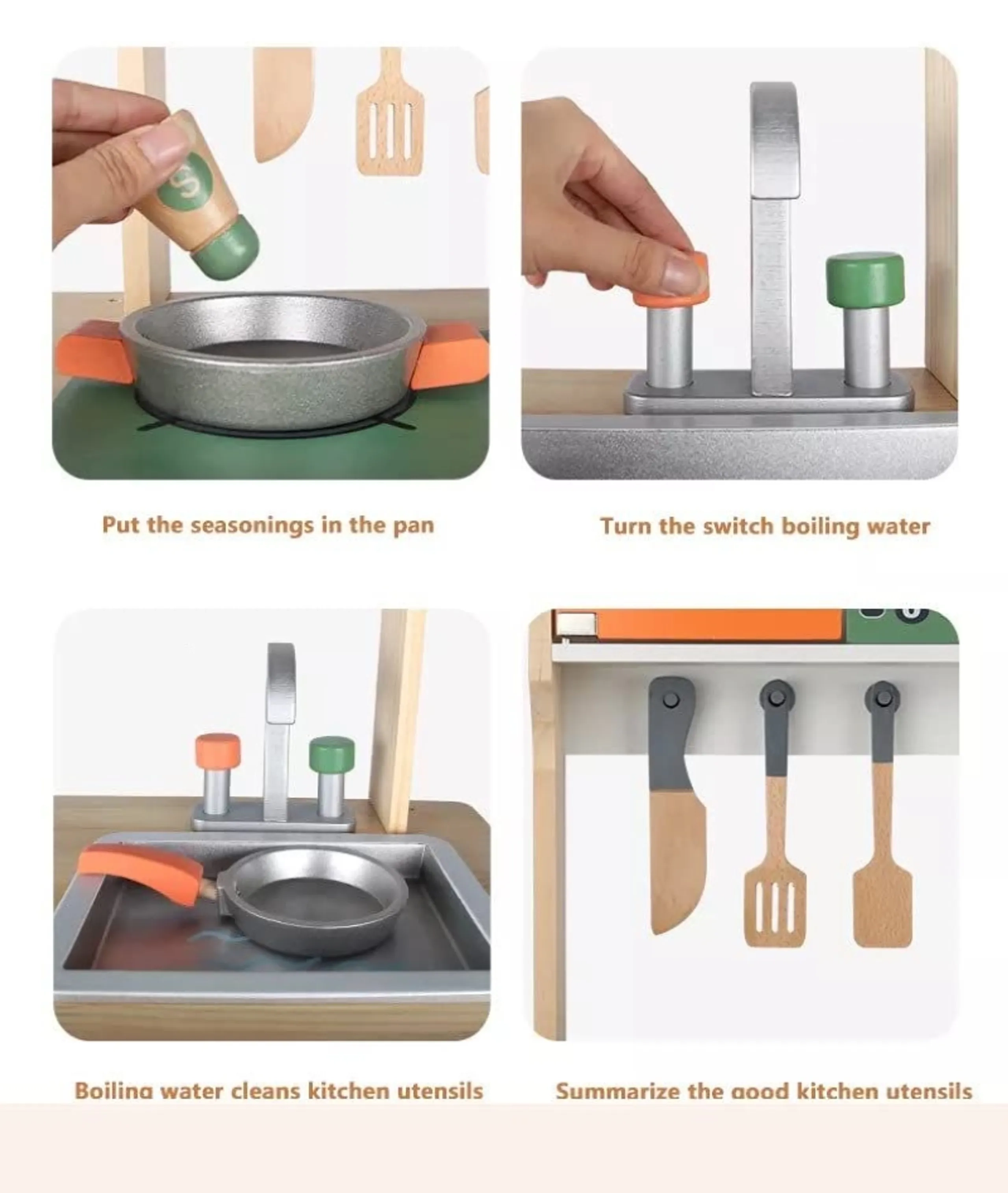 Kids Wooden Classic Kitchen Playset (19188949-FT_MSN_20007_A_B)