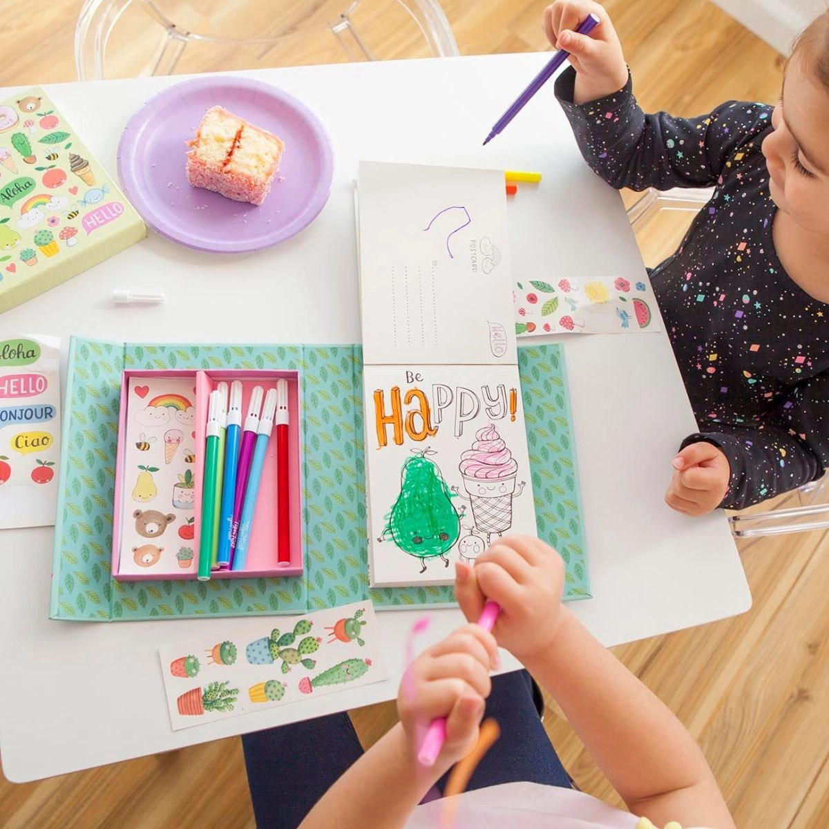 Postcard Kit Hello - 5+ years 30 pcs