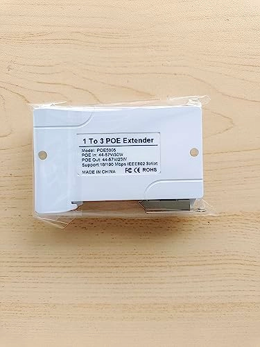 POE5005 - 48-57V 15 Watts Max 3 RJ45 port IEEE 802.3af/at 10/100Mbps