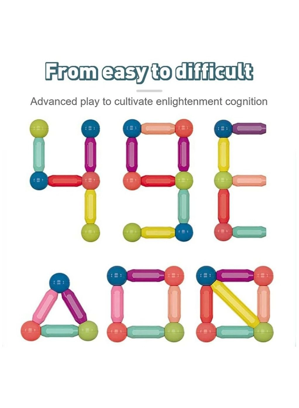 magnetic play toy - 64pcs