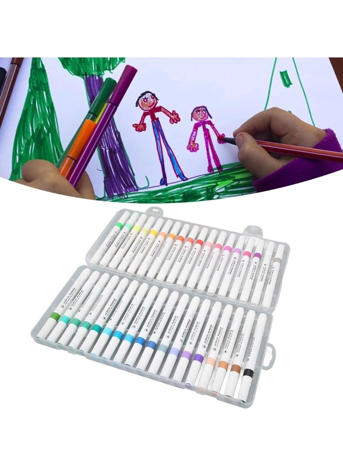 Acrylic Marker Set - 80-Color