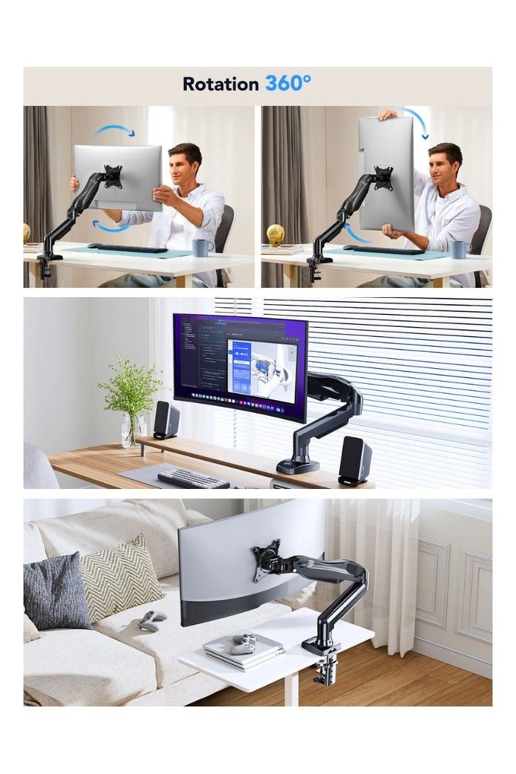 Single Monitor Arm - 13 to 32 Inch 75x75mm 100x100mm