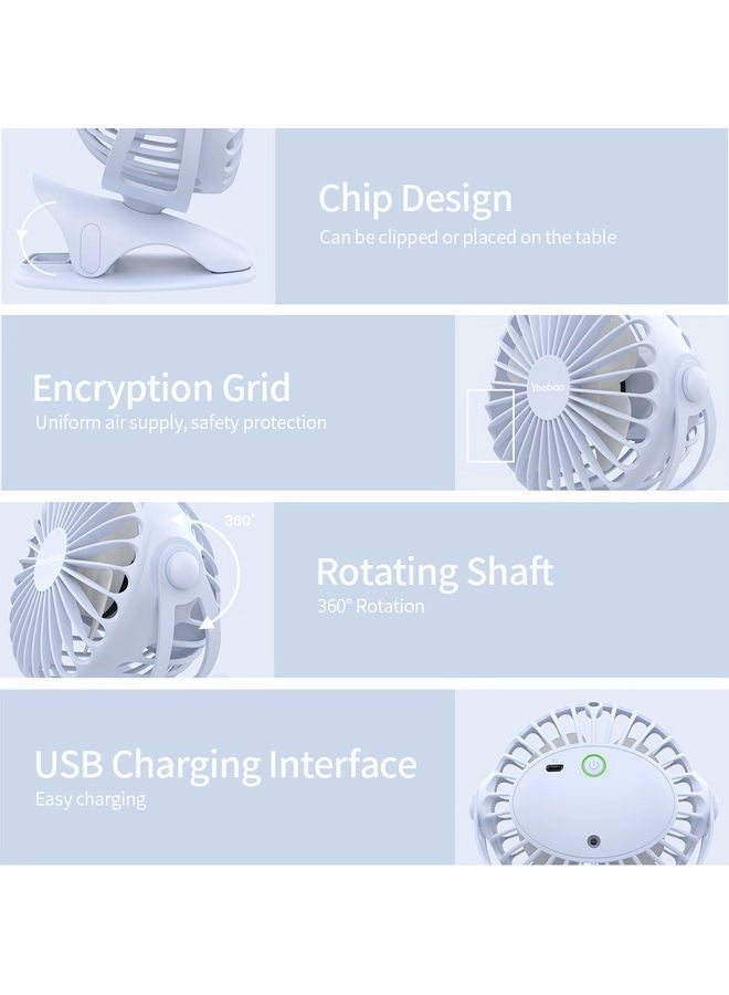 Y-F04 - USB Rechargeable 4-Level Clip