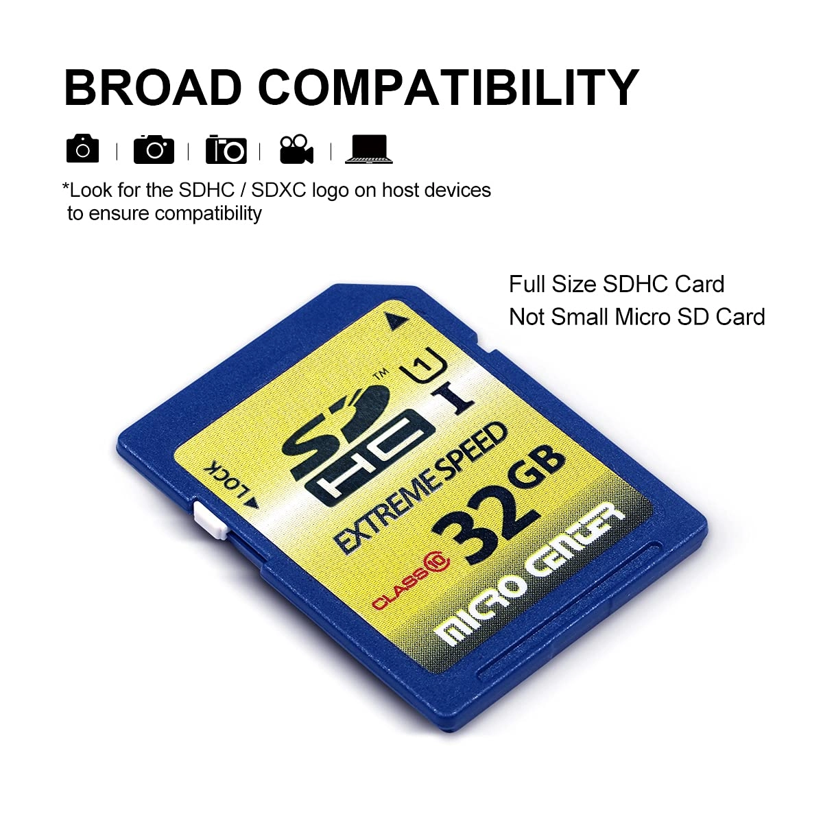 SDHC Flash Memory Card - 32GB