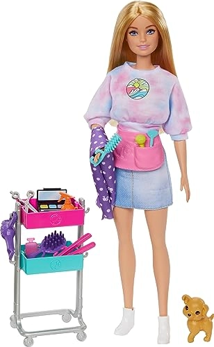 Barbie Malibu Stylist Doll - 14 Accessories Hair & Makeup Ages 3+