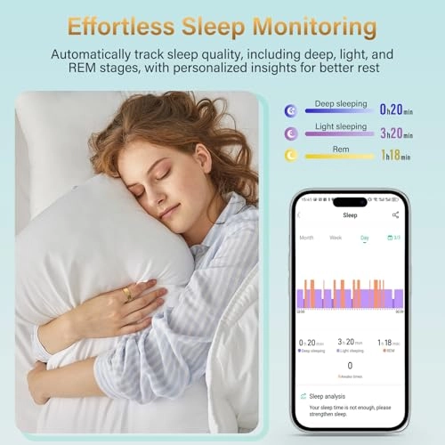 Smart Fitness Tracker Ring - 12#(21.4mm)