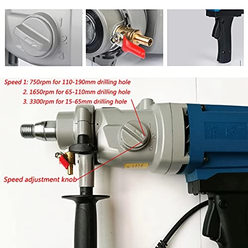 Diamond core drill - 220V 1800W 3 Speed