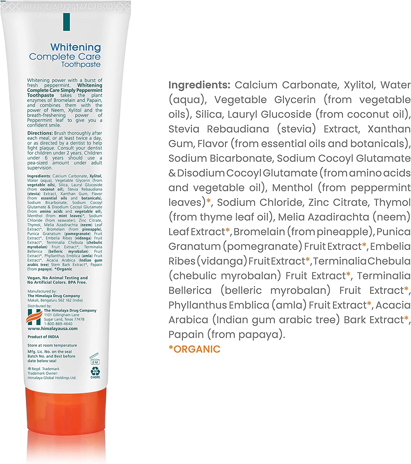 Complete Care Simply Peppermint Toothpaste