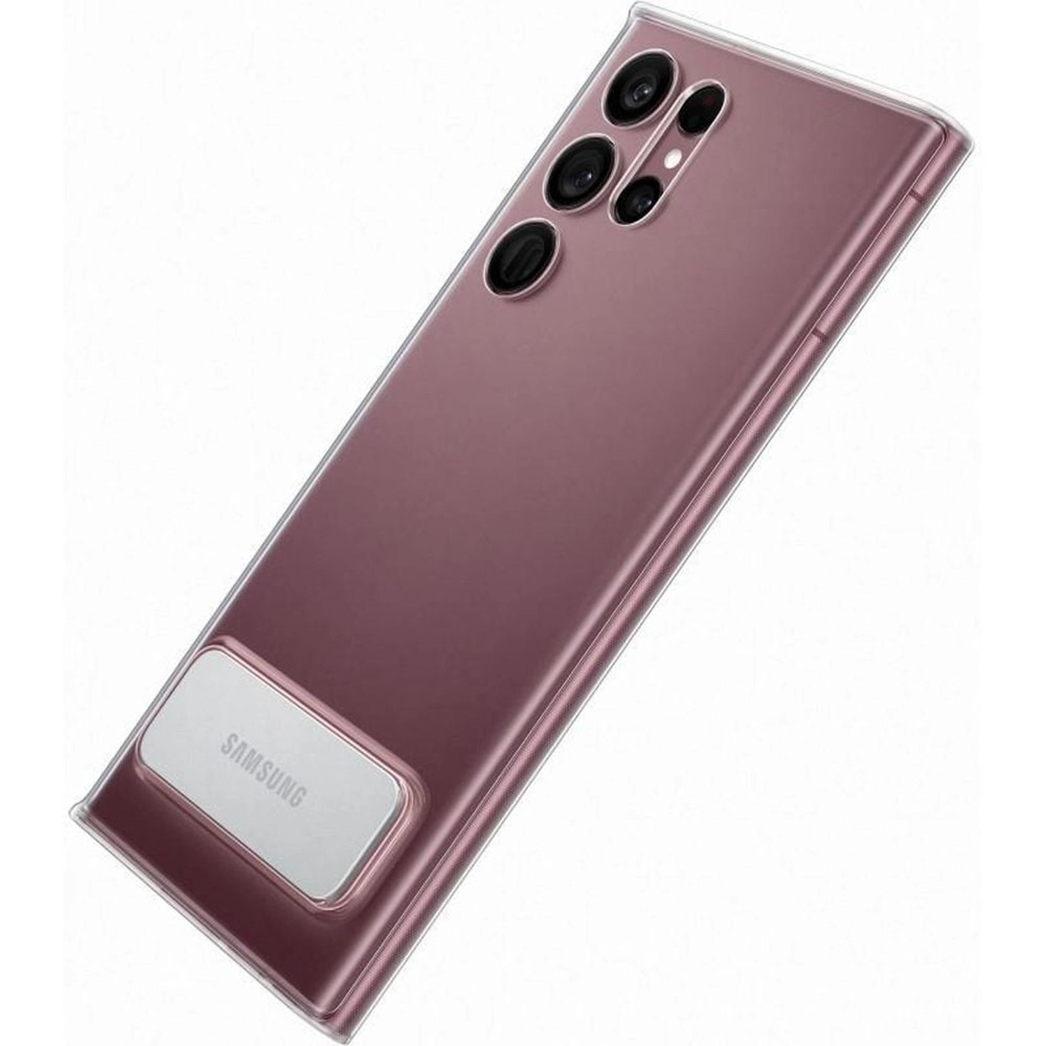 Standing Cover Clear View for Samsung Galaxy S22 Ultra