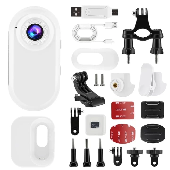 Nastopee Mini Action Cam 1080P - 128GB Pack